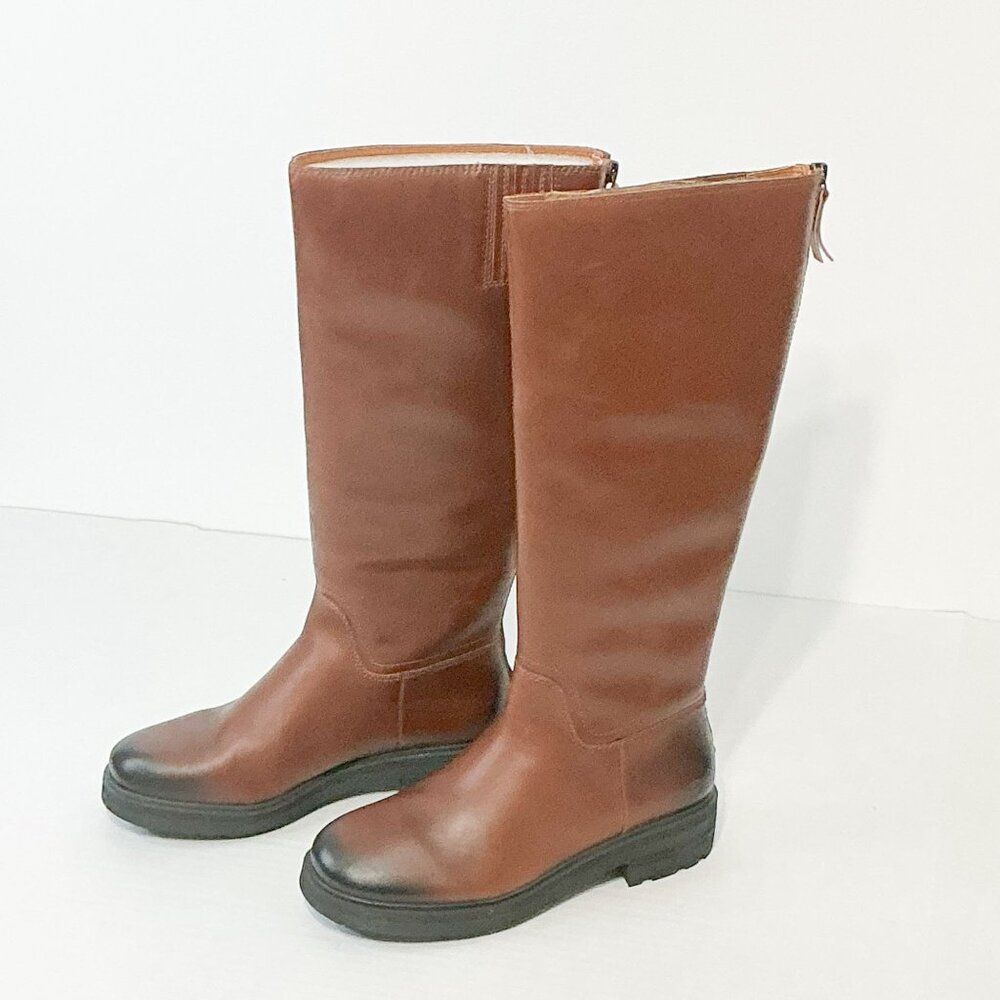 Lucky Brand NWB Sz 8 Roasted Leather Cirila Tall Shaft Boots - Picture 16 of 16